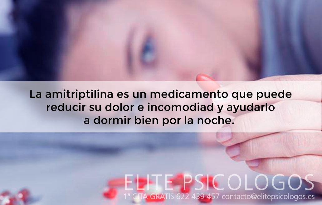 AMITRIPTILINA: DOSIS, EFECTOS SECUNDARIOS y MÁS que SABER