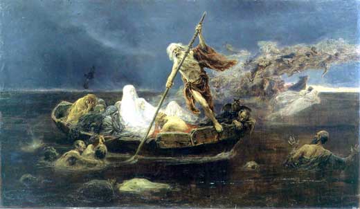 Caronte: EL BARQUERO del INFRAMUNDO en la MITOLOGÍA GRIEGA 2 caronte el barquero del inframundo en la mitologia griega