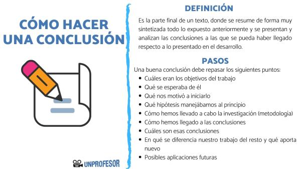 Cómo hacer una CONCLUSIÓN de un TRABAJO - 8 CONSEJOS CLAVE 5 Cómo hacer una CONCLUSIÓN de un TRABAJO – 8 CONSEJOS CLAVE