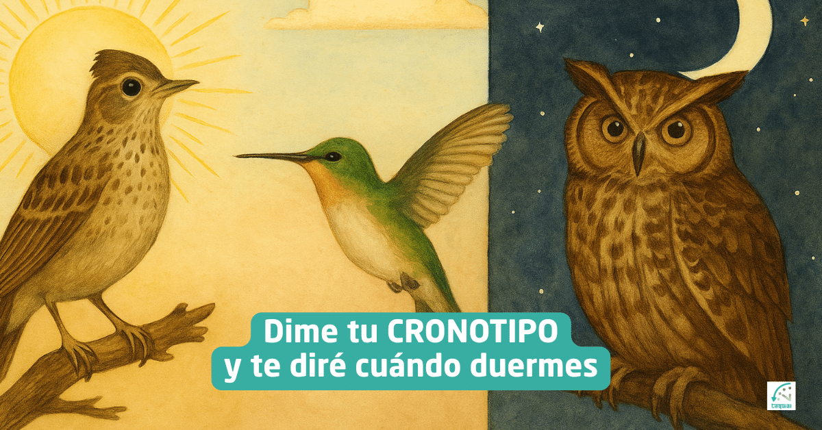cronotipos test descubre si eres buho alondra o colibri