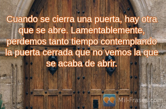 cuando una puerta se cierra otra se abre descubre como