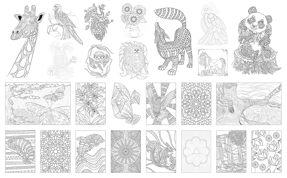 DIBUJOS para DESESTRESARSE FÁCILES - Relájate y CREA 2 dibujos para desestresarse faciles relajate y crea