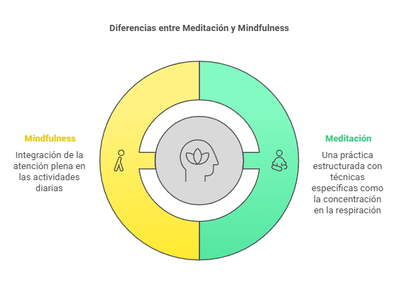 Diferencias entre MINDFULNESS y MEDITACIÓN - ¡Descubre MÁS! 2 diferencias entre mindfulness y meditacion descubre mas