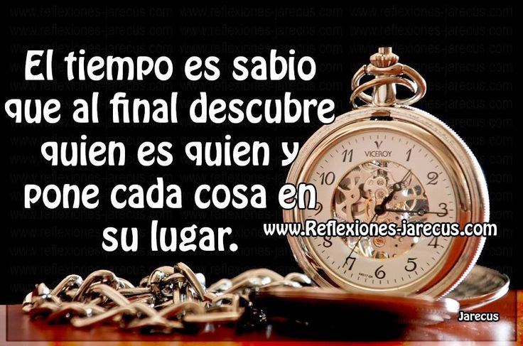 El TIEMPO pone a CADA UNO en su LUGAR - Descubre cómo 2 el tiempo pone a cada uno en su lugar descubre como