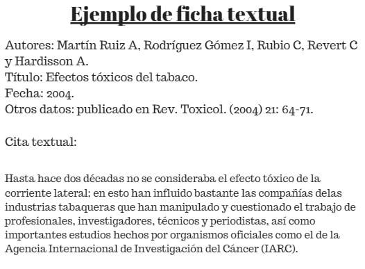 fichas de trabajo que son para que sirven y tipos clave