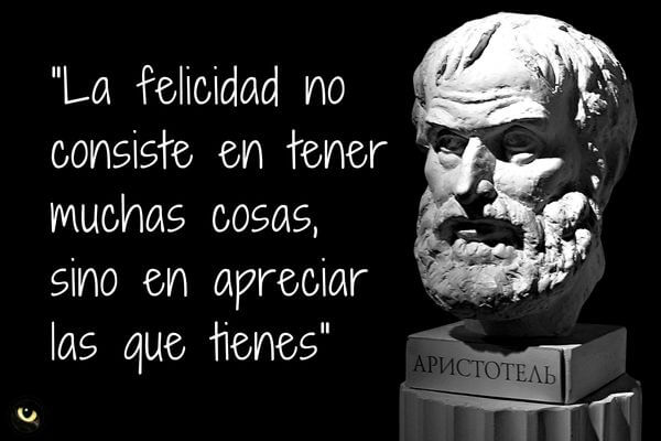 FRASES CELEBRES de ARISTÓTELES sobre la VIDA y la FELICIDAD 2 frases celebres de aristoteles sobre la vida y la felicidad