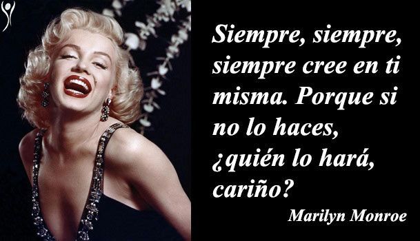 Frases de MARILYN MONROE - 100 CÉLEBRES y INSPIRADORAS 2 frases de marilyn monroe 100 celebres y inspiradoras