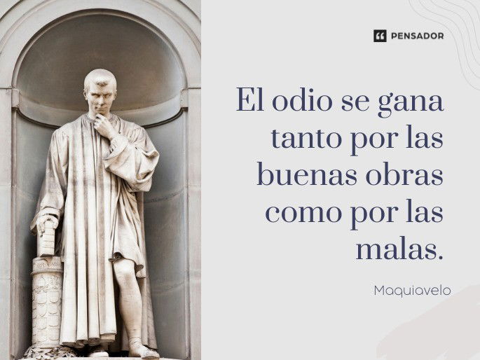 Frases de NICOLÁS MAQUIAVELO - SABIDURÍA sobre el PODER 2 frases de nicolas maquiavelo sabiduria sobre el poder