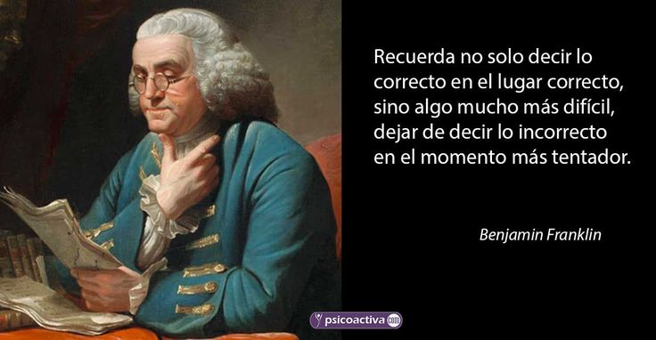 Frases INSPIRADORAS de BENJAMIN FRANKLIN - Las 110 Mejores 2 frases inspiradoras de benjamin franklin las 110 mejores