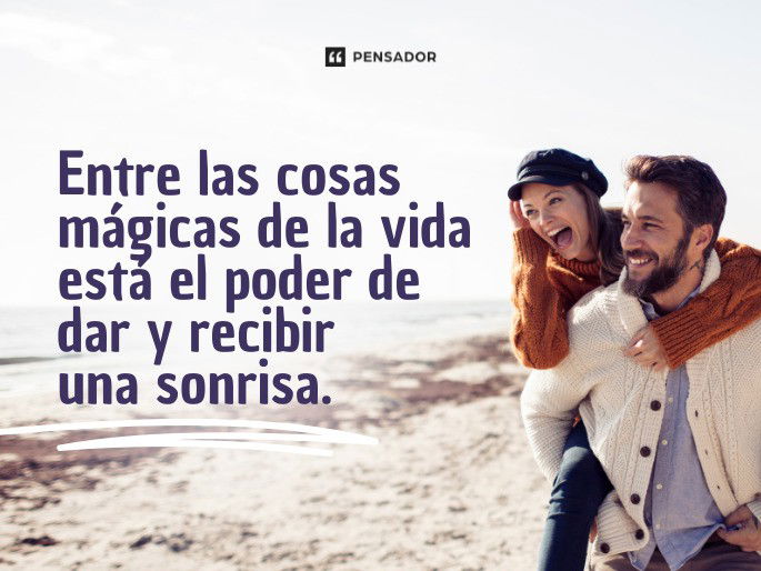 frases sobre sonrisas que inspiran amor y felicidad