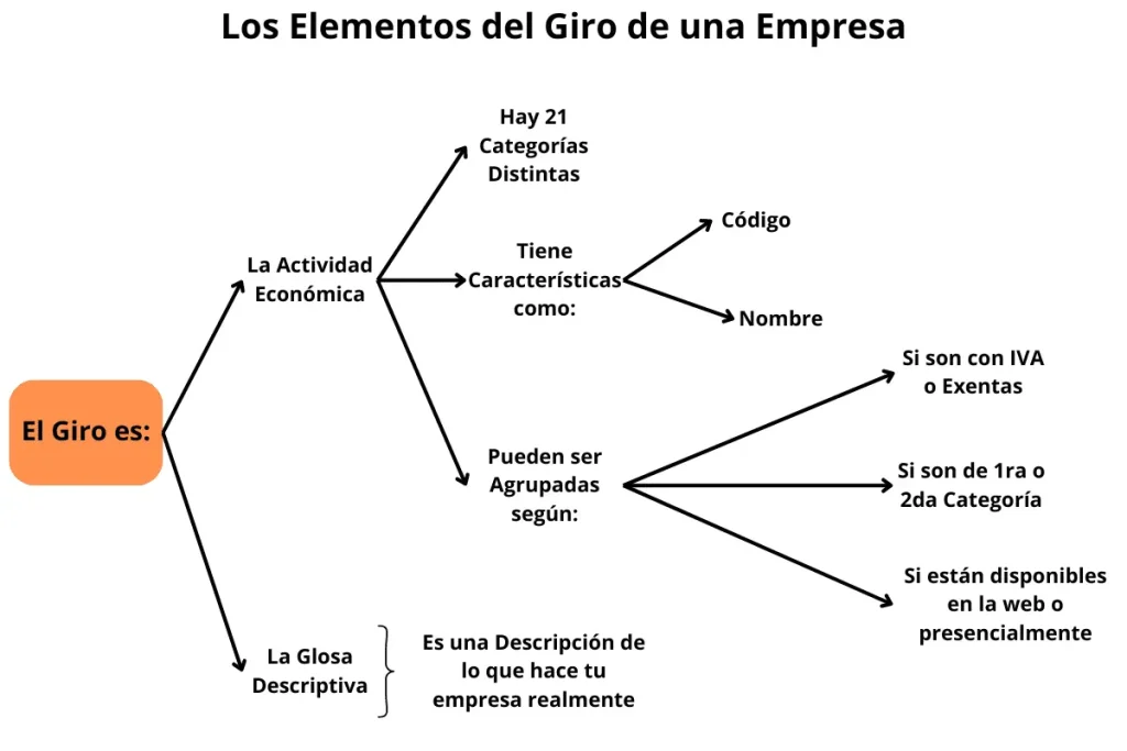 giro de una empresa tipos clasificacion y caracteristicas