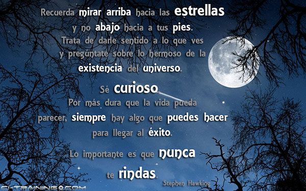 Inspiradoras Frases de Hawking sobre la Vida y el Universo 2 inspiradoras frases de hawking sobre la vida y el universo