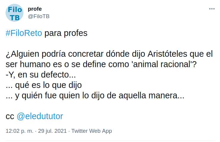 los humanos somos animales que significa racional