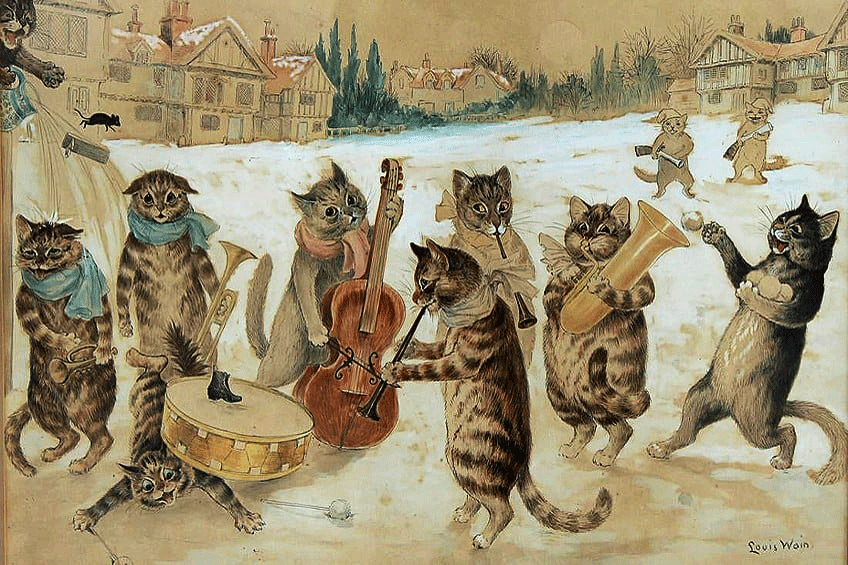 Louise Wain: Gatos, Arte y la Rareza de la Esquizofrenia 2 louise wain gatos arte y la rareza de la esquizofrenia