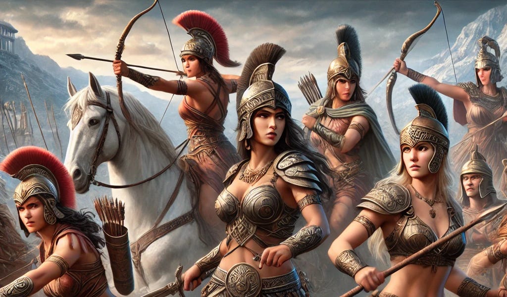 mujer amazonas guerreras de la mitologia griega reveladas