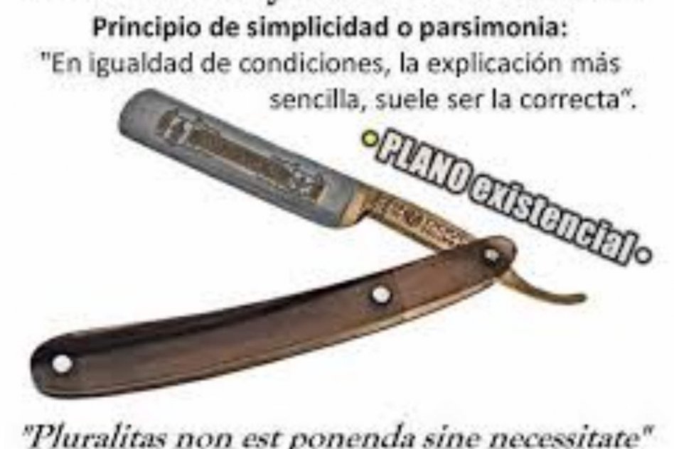 navaja de ockham simplicidad que resuelve problemas