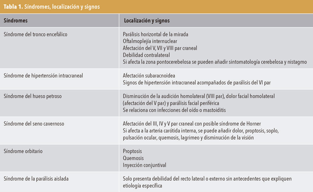 nervio abducens claves y trastornos que debes saber