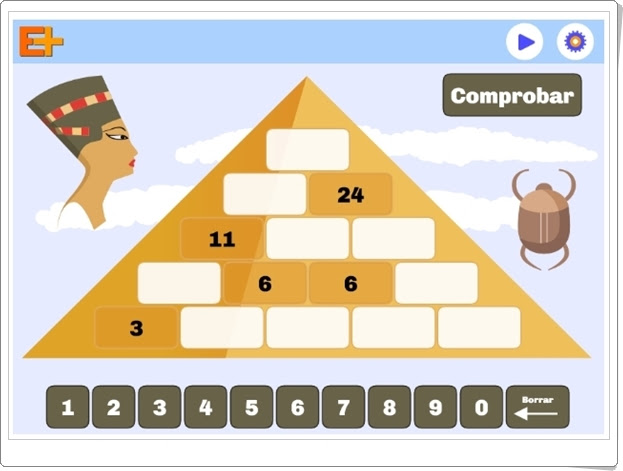 piramide numerica juegos y problemas de logica gratis