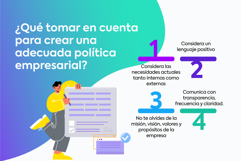 POLÍTICAS EMPRESARIALES: EJEMPLOS EFECTIVOS para tu NEGOCIO 2 politicas empresariales ejemplos efectivos para tu negocio