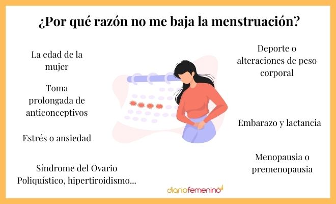 por que no me baja el periodo 15 motivos que debes conocer