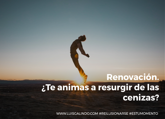 resurgir de las cenizas como renacer con fuerza y valor