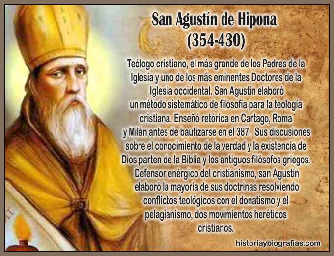San Agustín de HIPONA: Biografía y FILOSOFÍA del Santo 2 san agustin de hipona biografia y filosofia del santo