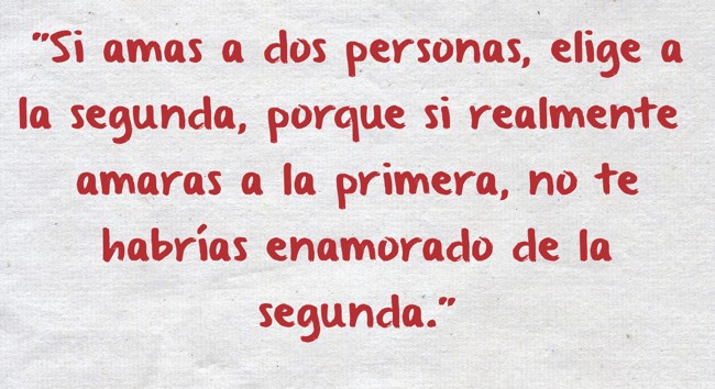 Si quieres a dos PERSONAS, elige a la SEGUNDA - Por qué 13 si quieres a dos personas elige a la segunda por que