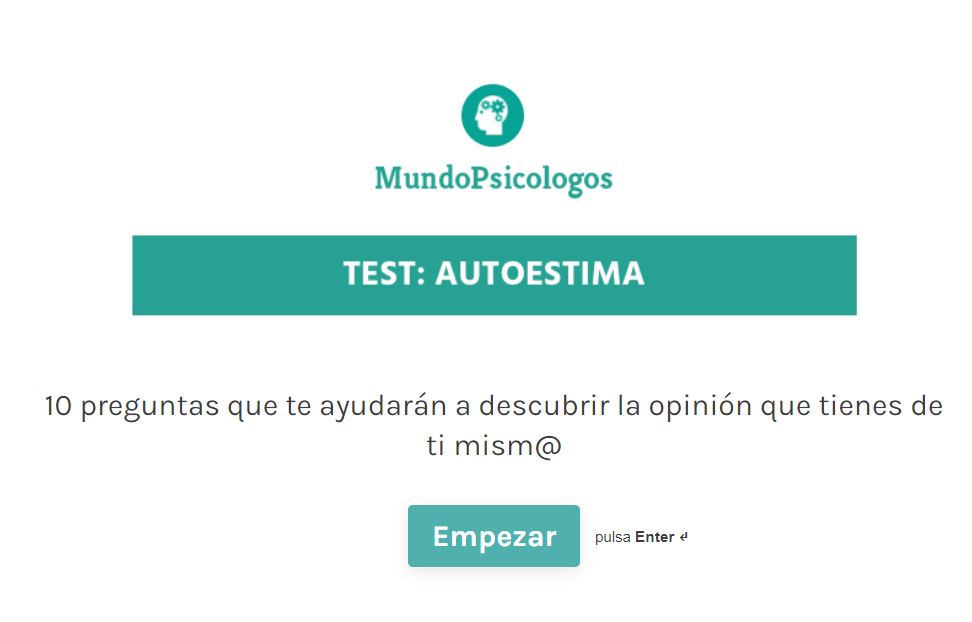 TEST DE AUTOESTIMA GRATIS y ONLINE - Mejora tu AMOR PROPIO 2 test de autoestima gratis y online mejora tu amor propio